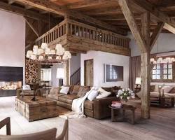 Estilo rústico de diseño de interiores