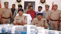 Muzaffarnagar police arrested three with a cache of narcotic Pills