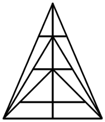 Resultado de imagen para cuantos triangulos hay en la figura