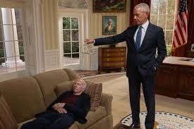 Behind the Scenes of Obama’s Acting Cameo in ‘Life, Larry’: Blaming Larry David for His Tan Suit Debacle, Improvising Lines and Ranting About Ketchup