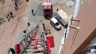 Kızıltepe Haberleri - Mardin'de apartmanın 5'inci katında yangın - Son Dakika Mardin Haberleri