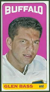 Glenn Bass 1965 Topps football card. Want to use this image? See the About page. - Glenn_Bass