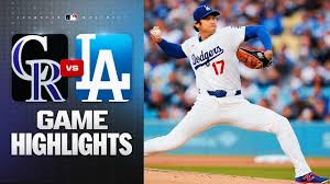 Shohei Ohtani throws 6 hitless innings, hits leadoff home run to push Dodgers past Rockies