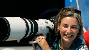 The photographer Anja Niedringhaus at a swimming event at the 2004 Olympic Games in Athens. ReutersThe photographer Anja Niedringhaus at a swimming event at ... - 5-AFGHANISTAN-1-blog480