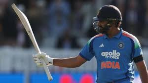 Rohit Sharma in action during the ODI