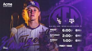 LSU Baseball Series at Texas A&M Delayed Due to Weather, Doubleheader Scheduled