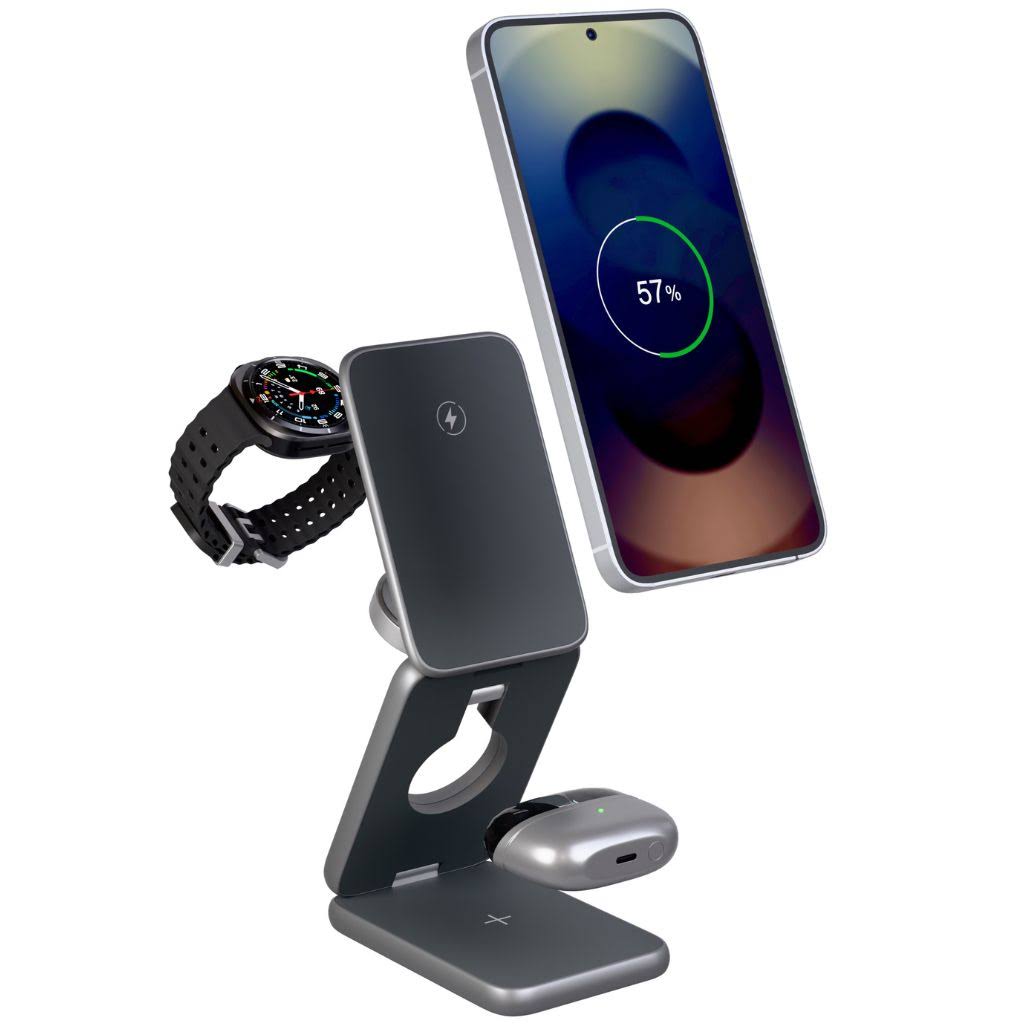 Qi2 3-in-1 Samsung Wireless Charging Station