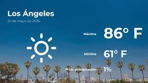 Los Ángeles: el tiempo para hoy miércoles 20 de mayo
