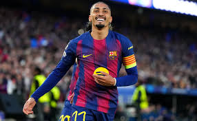 Why is Raphinha not playing today for Barcelona vs Celta in 2025-26 LaLiga Matchday 33?