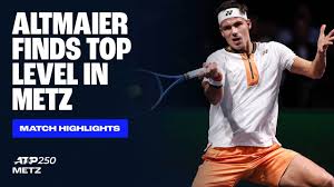 Altmaier Sinks Rinderknech in Metz 2025 | ATP Tour | Tennis