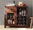 Bar cabinet with wine storage