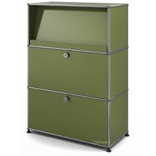 Meuble haut Highboard M USM Haller avec présentoir incliné ...