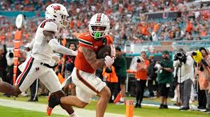 Miami receiver Xavier Restrepo still shattering perceptions, records