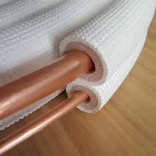 1/4+1/2 Pre Insulated Pair Coil AC Copper Pipe Tube for Air ...