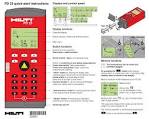 Hilti pd manual