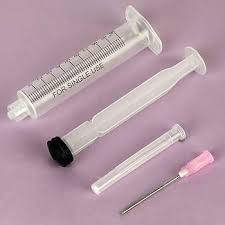 24 Pack Disposable 10ml Syringes with Needle 18G 1.5 ...