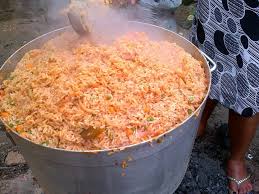 Image result for fire wood jollof rice cooking