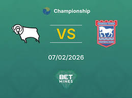Derby County x Ipswich Town Palpite: Prévia e Análise da Partida | Championship 07-02-2026