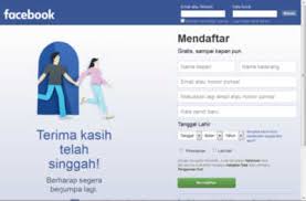 Hasil gambar untuk Cara Membuat akun facebook