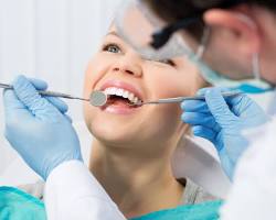 Visiting a dentist