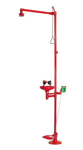 Emergency shower for eye and body – compact Italian quality