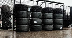 NASCAR Cup Series cars racing at New Hampshire Motor Speedway