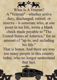 Veteran Quotes. QuotesGram via Relatably.com