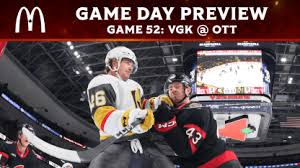 Sens look to snap out of skid against Vegas