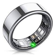 Amazon.com: NEWTRENDS Smart Ring, Heart Rate/Sleep/Blood Oxygen Monitoring, Step Count, Wearable Fitness Tracker, APP Bluetooth Connected, IP68 Waterproof,Silver (Size 8) : Electronics