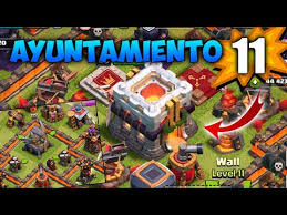 Resultado de imagen de ayuntamiento al 11 clash of clans