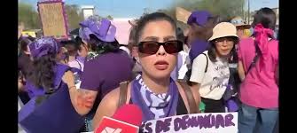 MEXICALI: Voces que rompen el silencio: Alza la voz en la marcha del 8M para denunciar violencia digital y exigir justicia