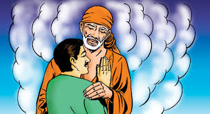 Image result for images of shirdi sai baba putting hand on woman
