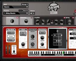 Image of Strum Session plugin interface