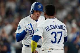 Dodgers’ Freddie Freeman back at No. 2; Teoscar Hernandez takes a seat