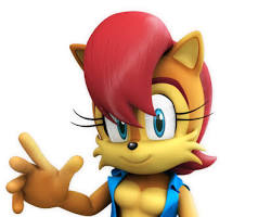 Prenses Sally Acorn (Sonic) resmi