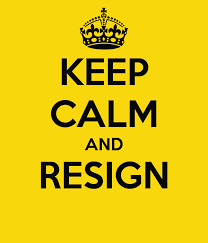 Image result for resign + images