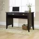 Sauder Shoal Creek Collection Computer Desk with Jamocha Wood