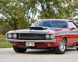 Dodge Challenger T/A car, year 1975