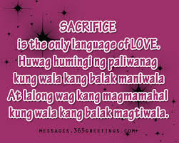 Tagalog Love Quotes Messages, Greetings and Wishes - Messages ... via Relatably.com