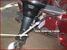 Outboard dual cable steering -