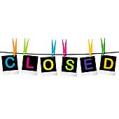 Image result for temporarily closed sign clipart
