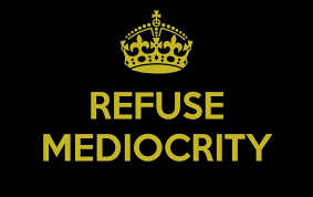 Acceptance of mediocrity is the real enemy of greatness | Tim Shaw ... via Relatably.com