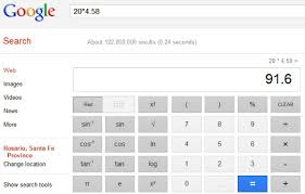Resultado de imagen para calculadora google