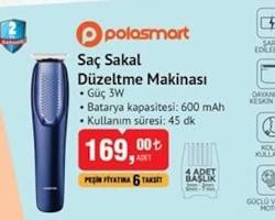 BİM aktüel ürünler polosmart saç sakal düzeltme makinesi