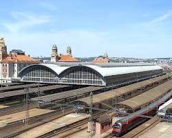 Imagen de la estación de tren de Praha hlavní nádraží