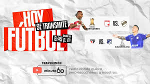 🔴 En vivo | 2x1 futbolero: siga los juegos Sao Paulo vs. Millonarios y Santa Fe vs. Platense
