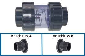 PVC Rückschlagventil Transparent ... - GWT Versandhandel