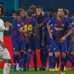 هدفان لبرشلونة فى مرمى ريال
