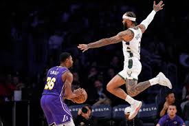 APTOPIX Bucks Lakers Basketball