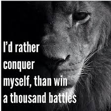 The greatest battles are within, and it&#39;s hard fighting yourself ... via Relatably.com